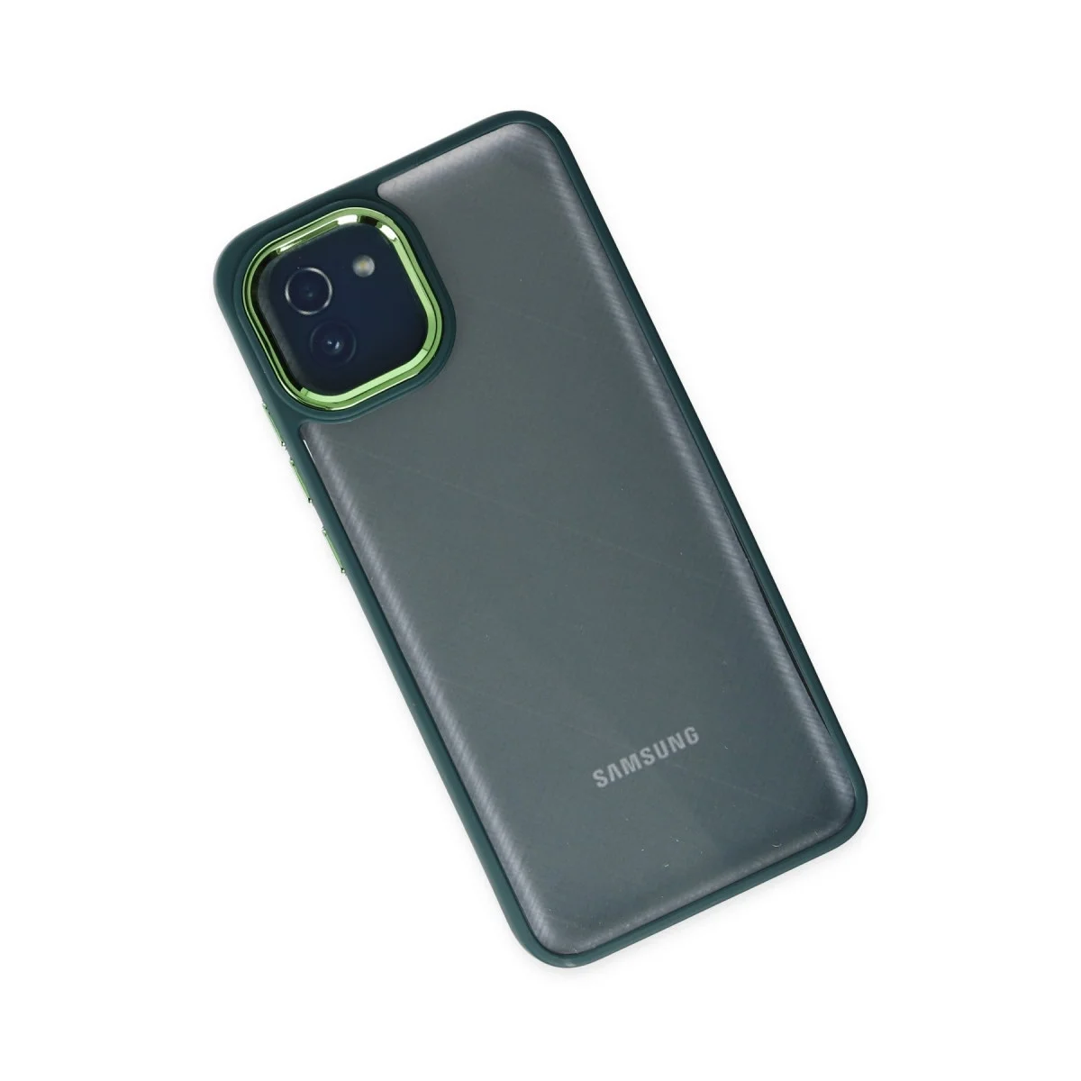 Samsung Galaxy A03 Kılıf Dora Kapak - Haki Yeşil görsel 2