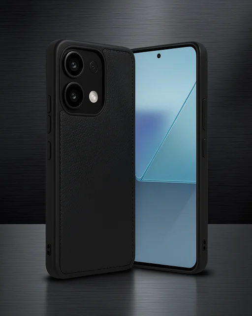 Xiaomi Redmi Note 13 Pro 4g Kılıf Aras Deri Kapak - Siyah