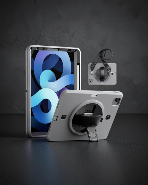 Apple İpad Pro 11 (2020) Kılıf Strap-c Otterbox Tablet Kapak - Gri