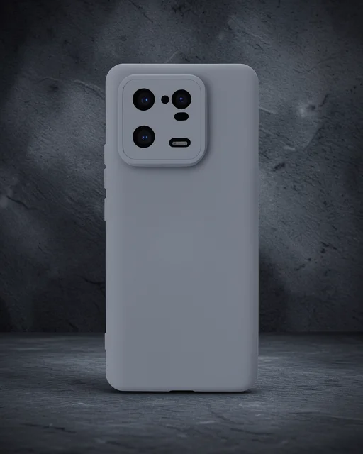 Xiaomi Mi 13 Pro Kılıf Nano İçi Kadife Silikon - Gri