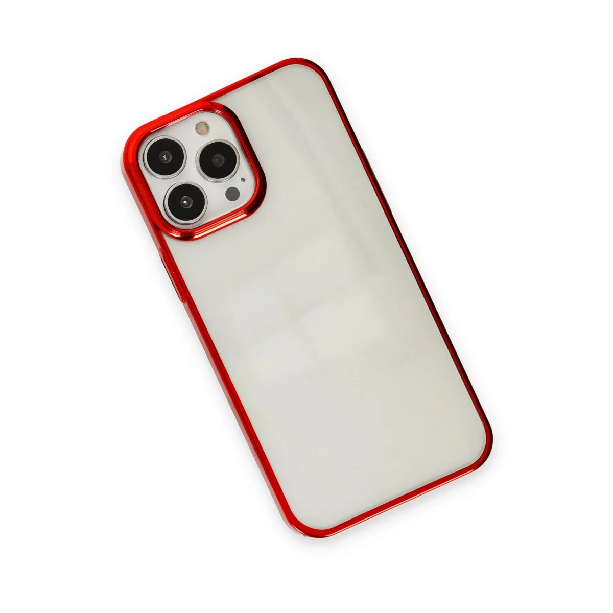 Apple İphone 14 Pro Max Kılıf Element Silikon - Kırmızı görsel 3