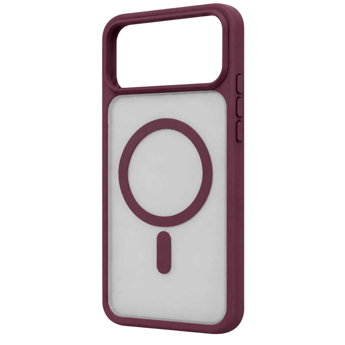 Apple iPhone 18 Pro Max Loji Magsafe Kapak - Bordo