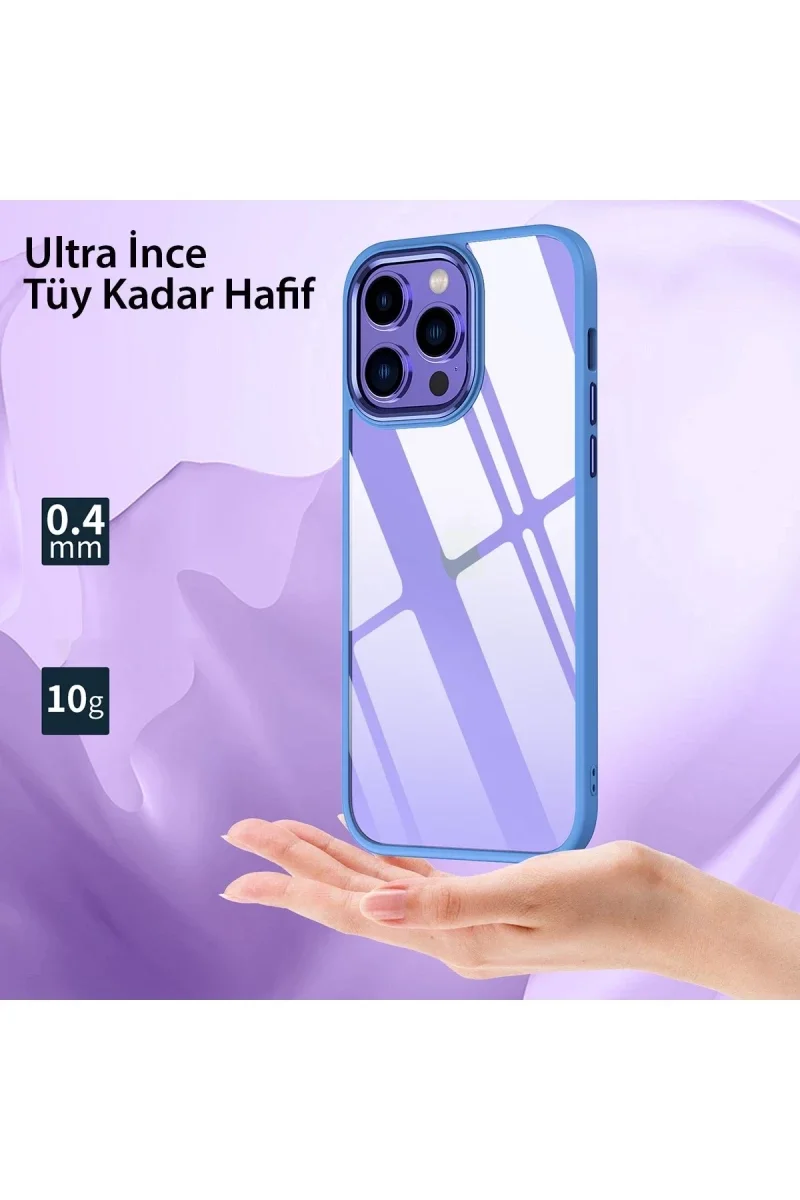 Apple iPhone 13 Pro Max Kılıf Power Silikon - Lila görsel 2