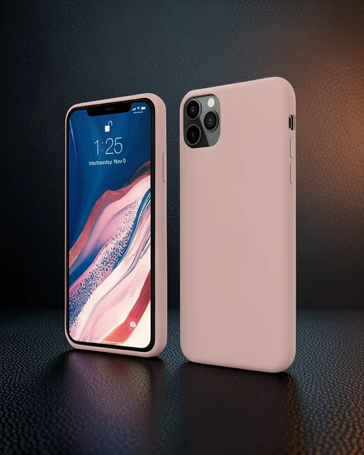 Apple İphone 11 Pro Kılıf First Silikon - Rose Gold
