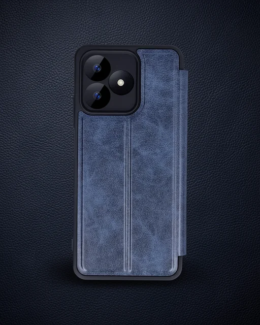 Realme Note 50 4g Kılıf Flip Cover - Lacivert