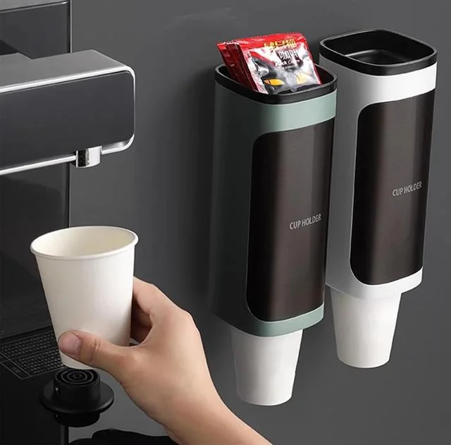SN-27109 Kendinden Yapışkanlı Plastik - Karton Bardak Dispenseri görsel 2