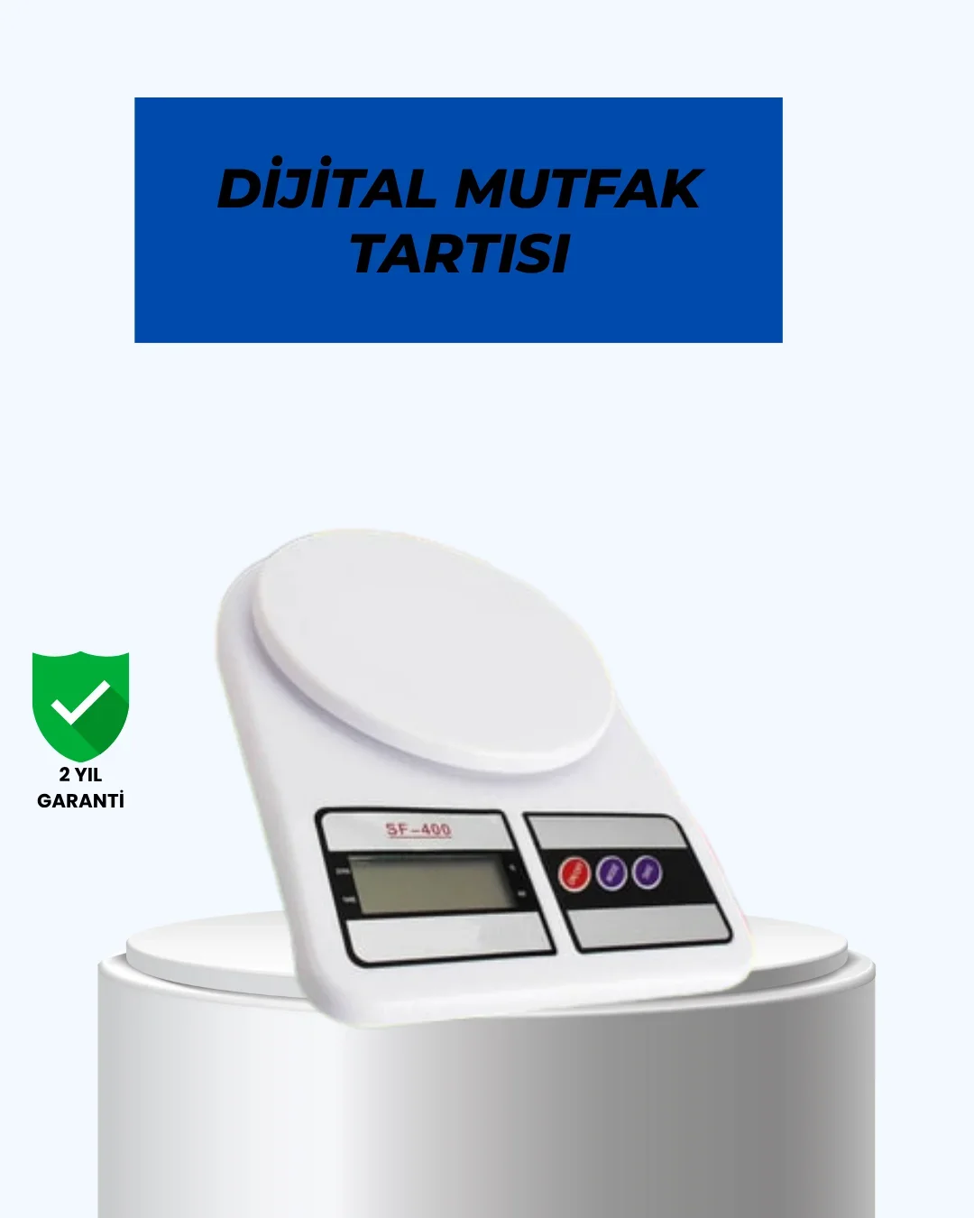 Taşınabilir Dijital Terazi – Çift Ölçü Biri Destekli
