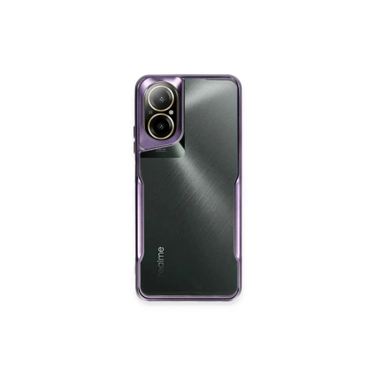 Realme 12 Lite Kılıf Boyi Silikon Kapak - Derin Mor