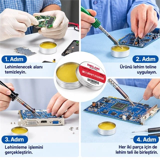 PM-38906 100gr Kurşunsuz Lehim Pastası görsel 2