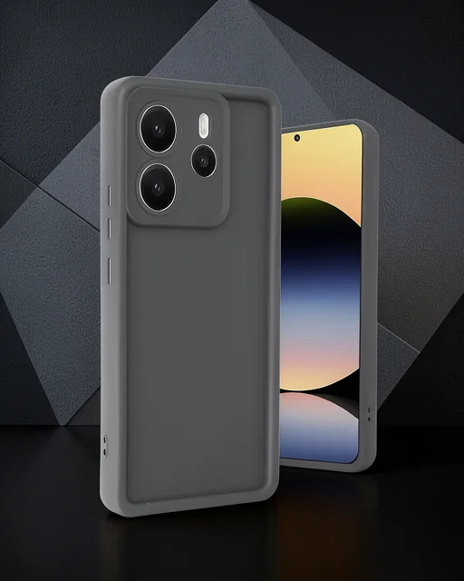 Xiaomi Redmi Note 14 4g Kılıf Viera Silikon - Gri