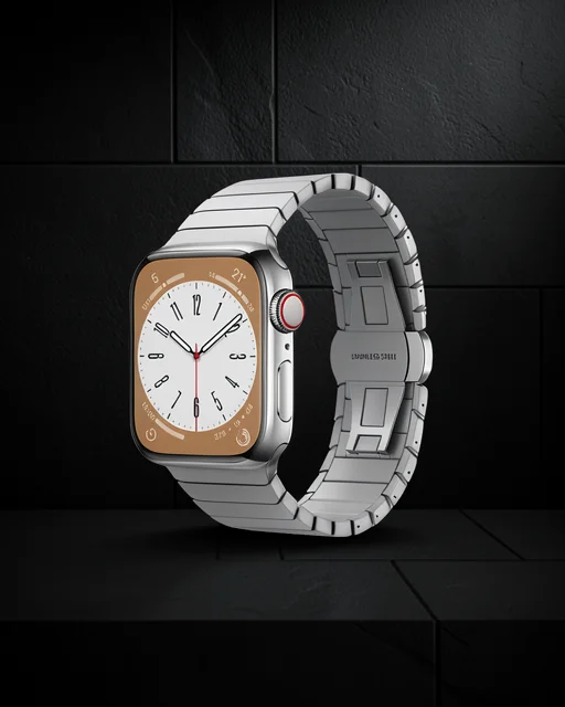Apple Watch 38mm Kr413 Fine Steel Kordon (saat Değildir) - Gümüş