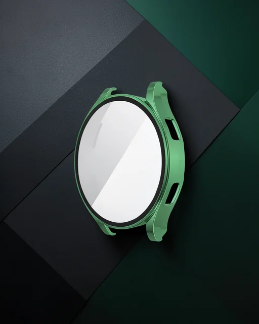 Watch 5 40mm Wall Camlı Kasa Ekran Koruyucu - Koyu Yeşil