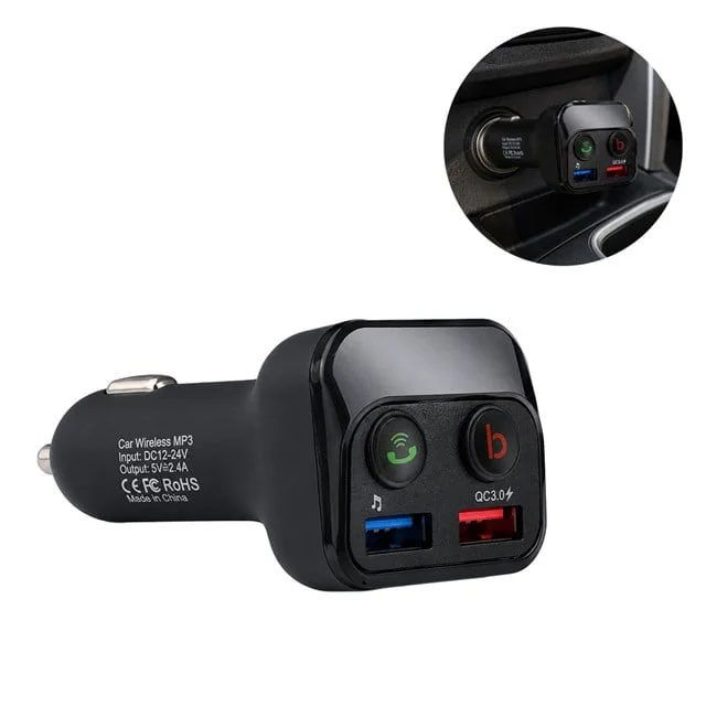 PM-24634 Bluetooth 5.0 32 Gb Led Ekran USB/BT/TF/Çift USB 3.4 Amper FM Transtter görsel 5