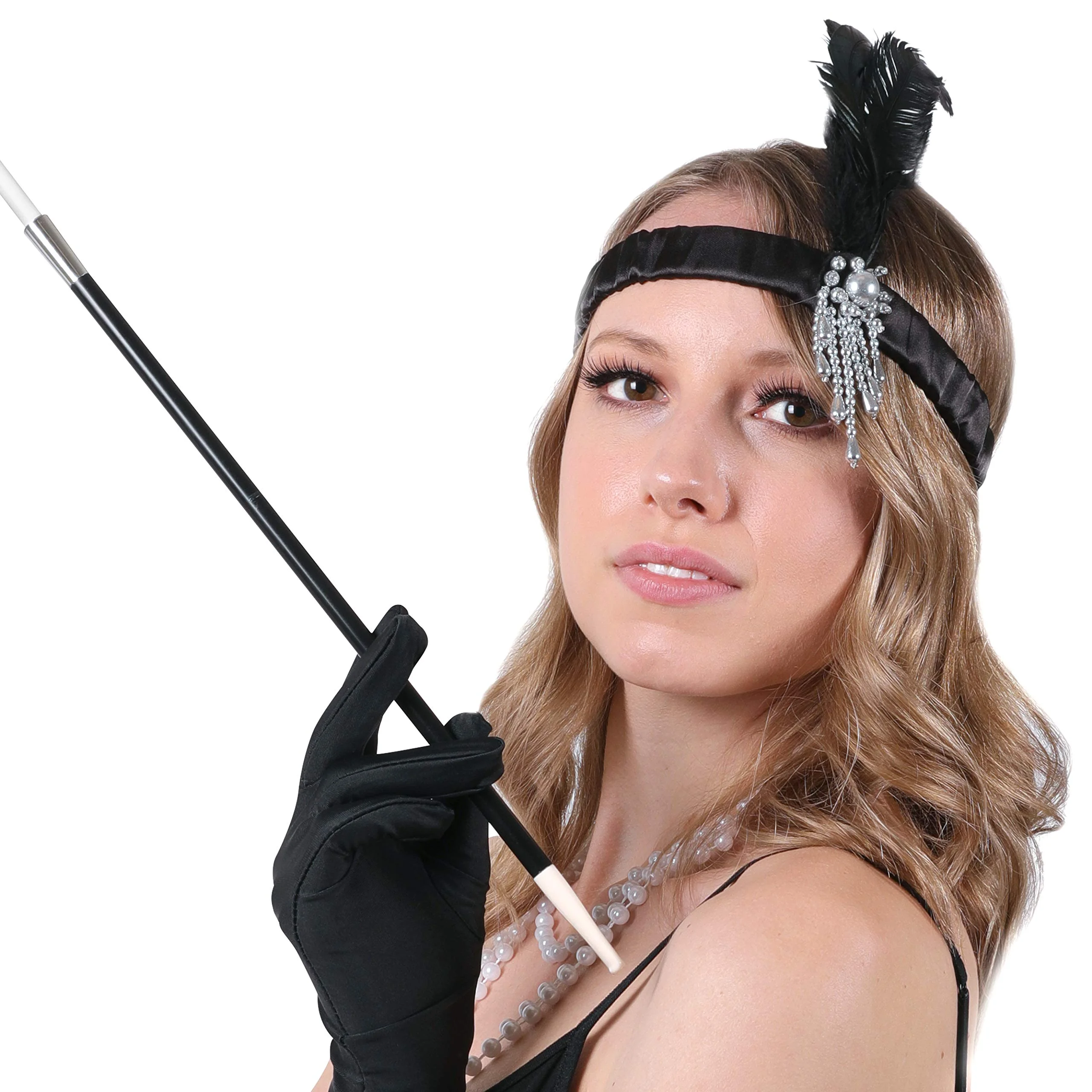 Uzun Sigara Ağızlık 70li 80li 90lı Yıllar Retro Parti 30 cm görsel 2