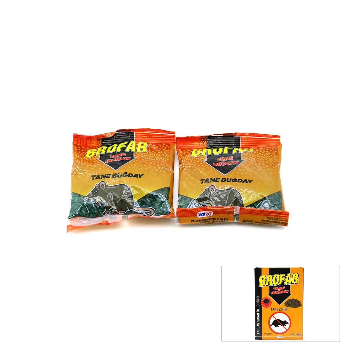 Tane Buğday Fare ve Sıçan Zehiri 200 g görsel 2