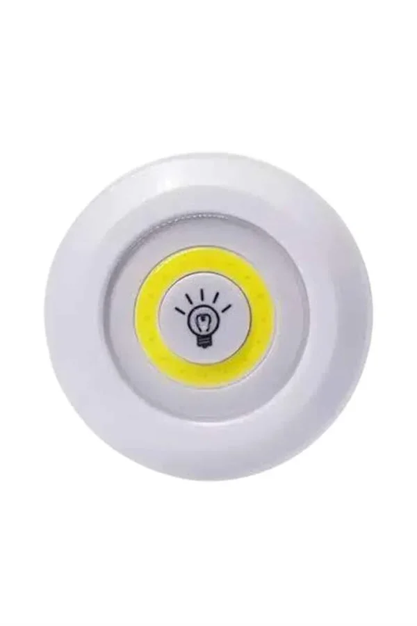 Led Lamba 3'lü Uzaktan Kumandalı Yapışkanlı görsel 3