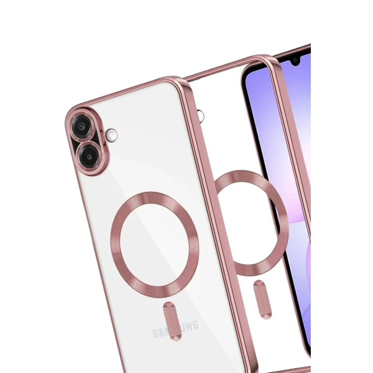 Samsung Galaxy A07 4G Kross Magneticsafe Kapak - Rose görsel 3