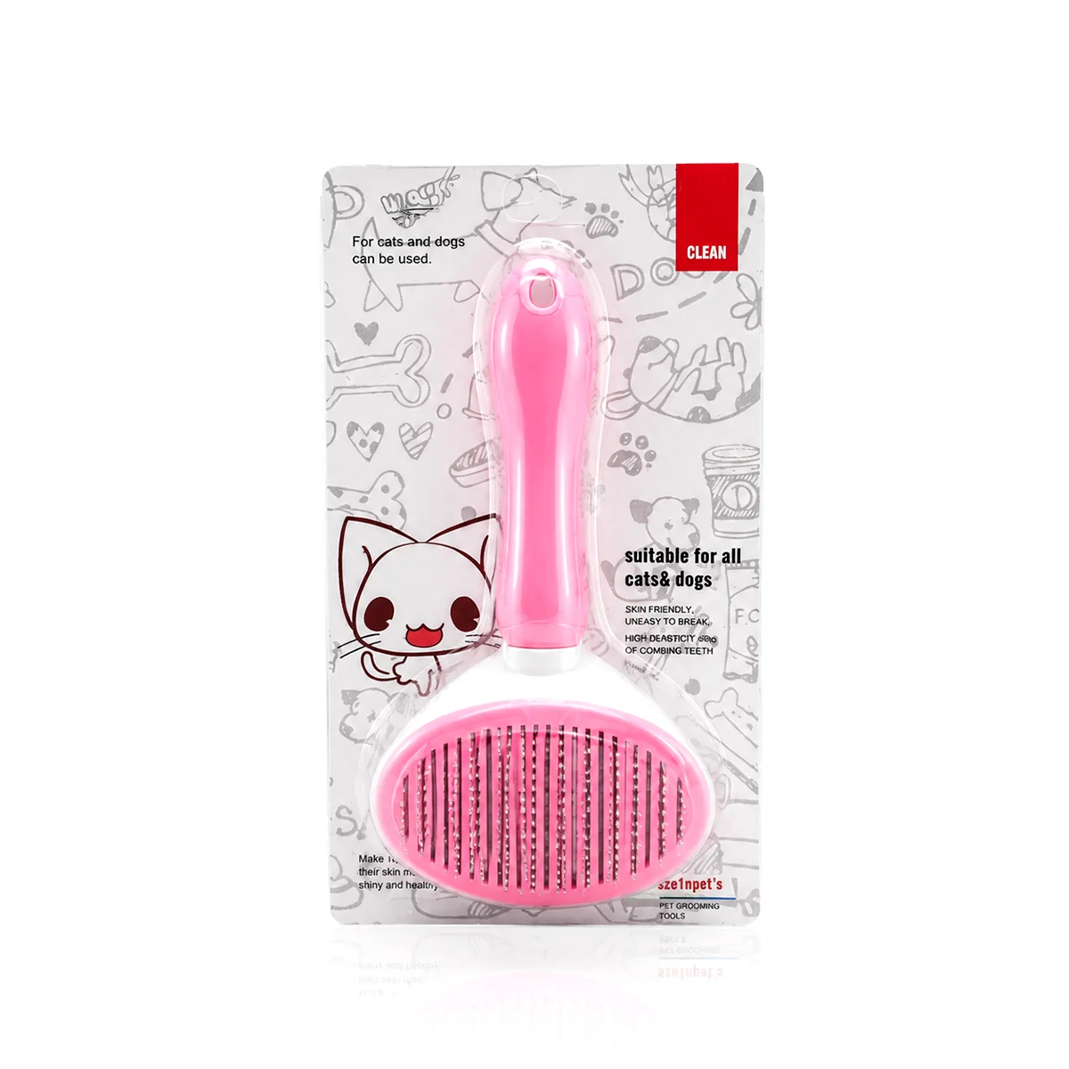 Pet Tüy Fırçası - Kedi ve Köpek Self-Cleaning Tarak görsel 2
