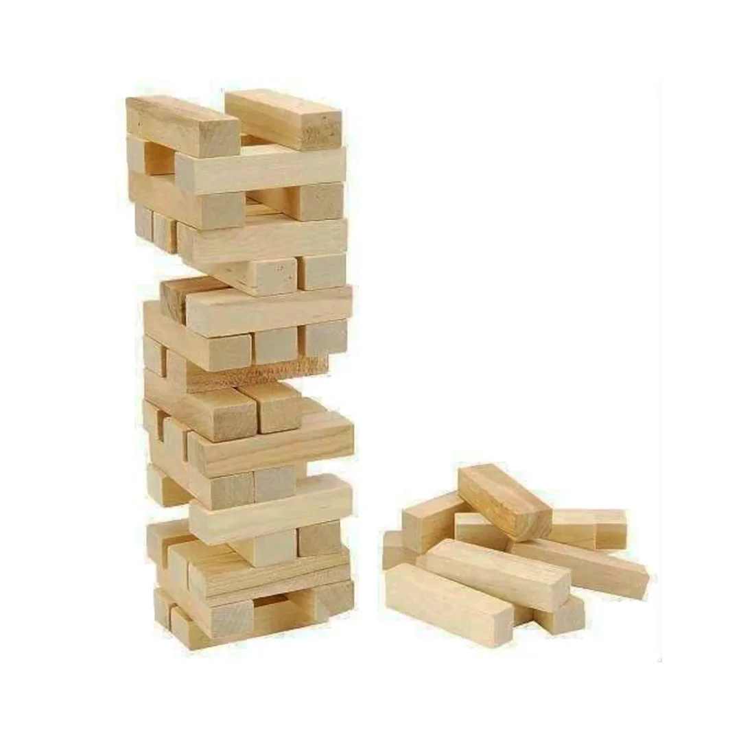 54 Parça Ahşap Denge Jenga Oyunu