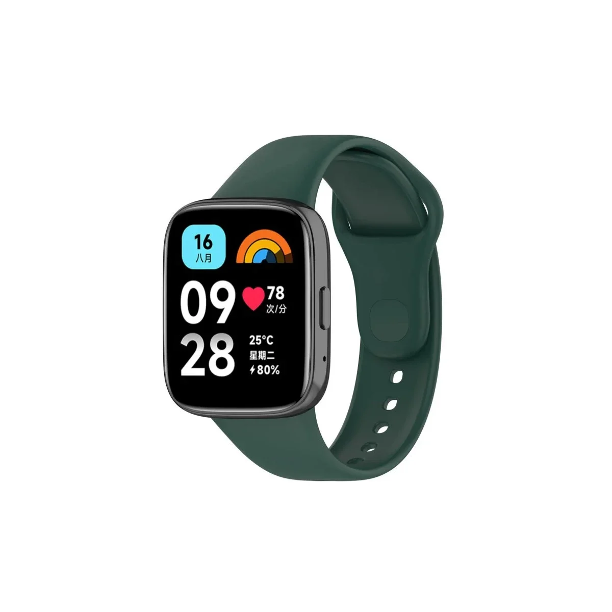 Xiao Red Watch 3 Active Klasik Kordon - Haki Yeşil görsel 3