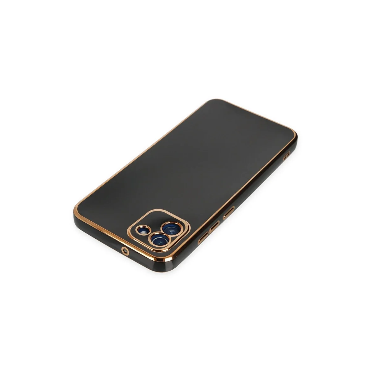 Samsung Galaxy A03 Kılıf Volet Silikon - Siyah görsel 4