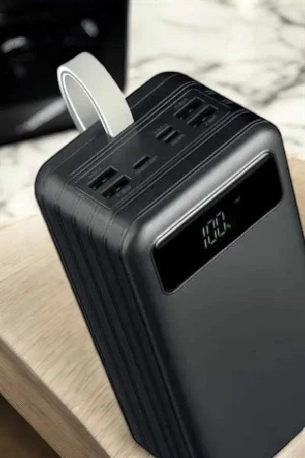 Powerbank 60.000 MAH 4 Portlu Uzun Şarj Süreli Dijital Göstergeli görsel 5