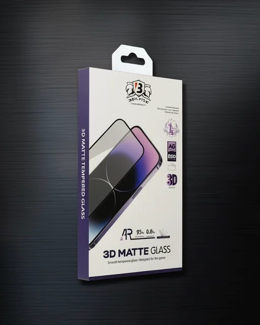 Apple İphone 14 Bilvis 3d Mat Cam Ekran Koruyucu