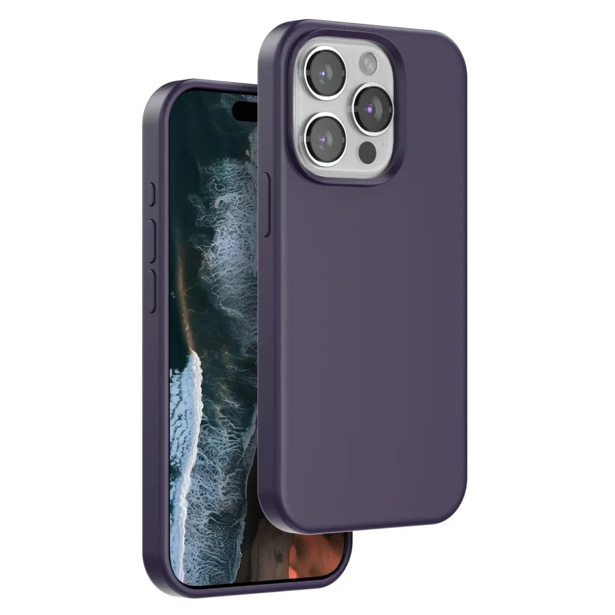 Venco Apple iPhone 15 Pro Home Magsafe Kapak - Derin Mor