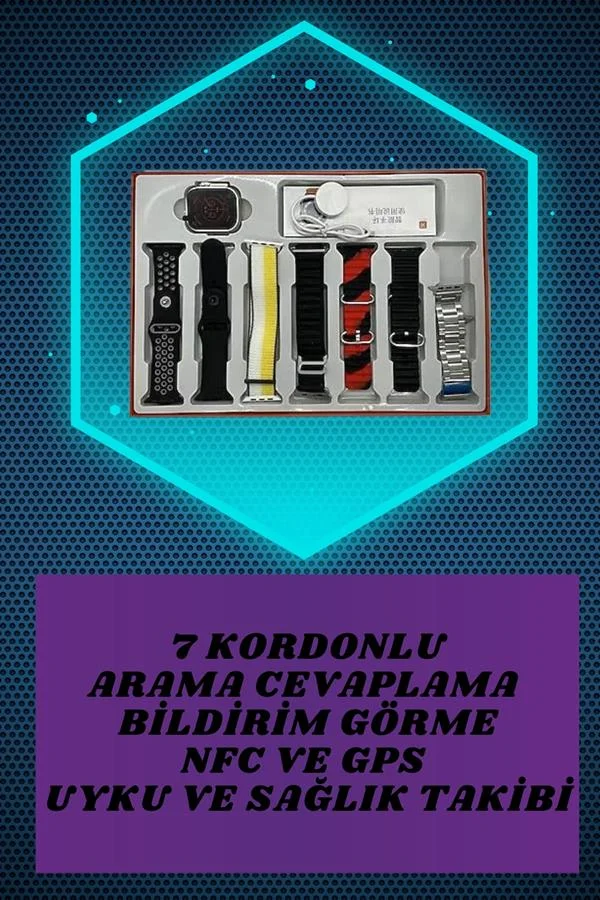 Kulak Üstü Kulaklık Pro9 ve Yeni Nesil Akıllı Saat Android ve İOS Uyumlu ANC Özelliği görsel 3