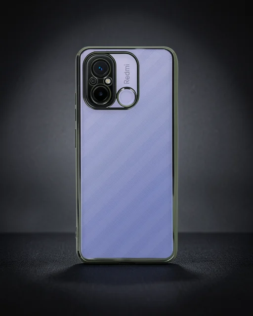 Xiaomi Redmi 12c Kılıf Razer Lensli Silikon - Yeşil