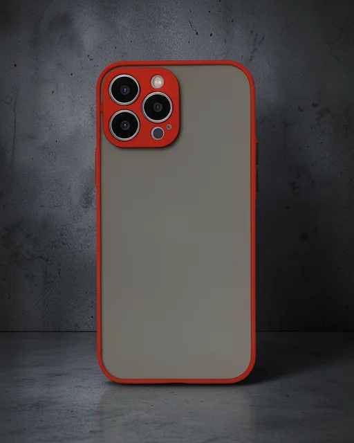 Apple İphone 14 Pro Kılıf Montreal Silikon Kapak - Kırmızı