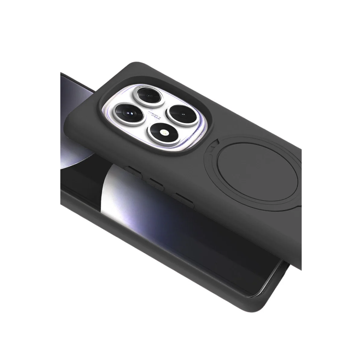 Xiao Red Note 14 Pro 4g Regal Magsafe Standlı Kapak - Titan Gri görsel 4
