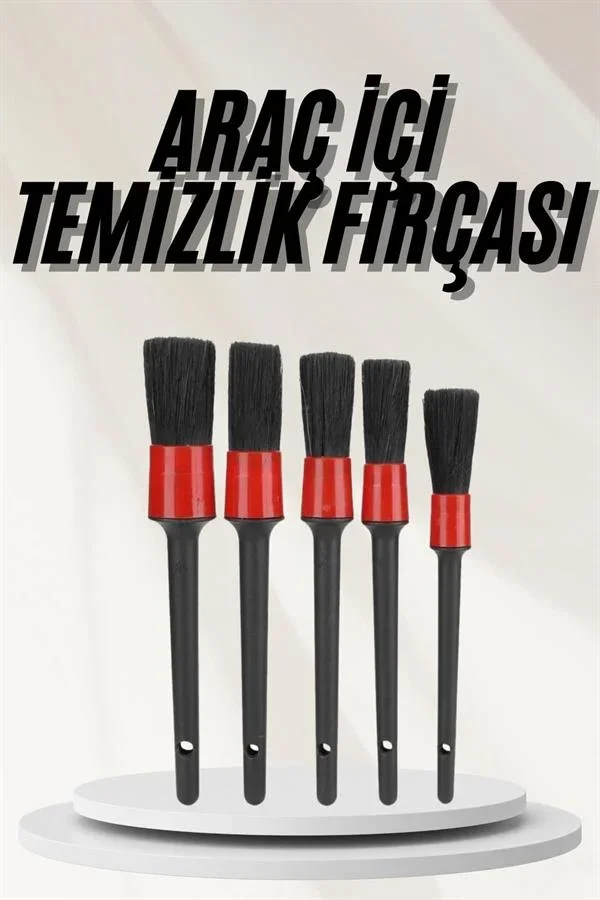 Araç İçi Led Aksesuar 5 Farklı Detaylı Araba Tezlik Fırçası Oto Tezleme Fırçası görsel 2