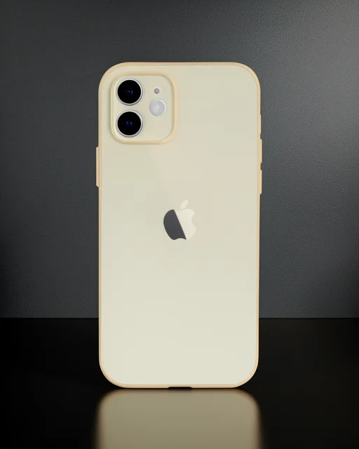 Apple İphone 12 Kılıf Puma Silikon - Gold