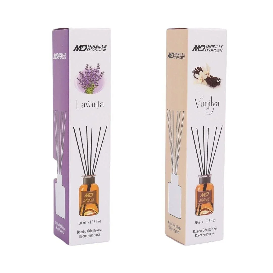 Yuvarlak Şişe Bambu Oda Kokusu 50 ml