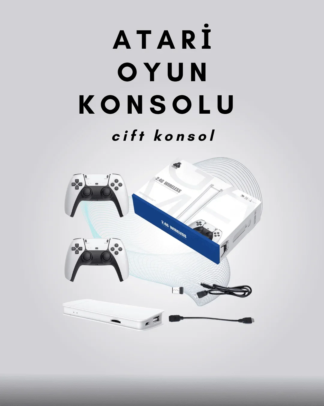 4K Destekli Bluetooth Retro Oyun Konsolu – M15 Modeli