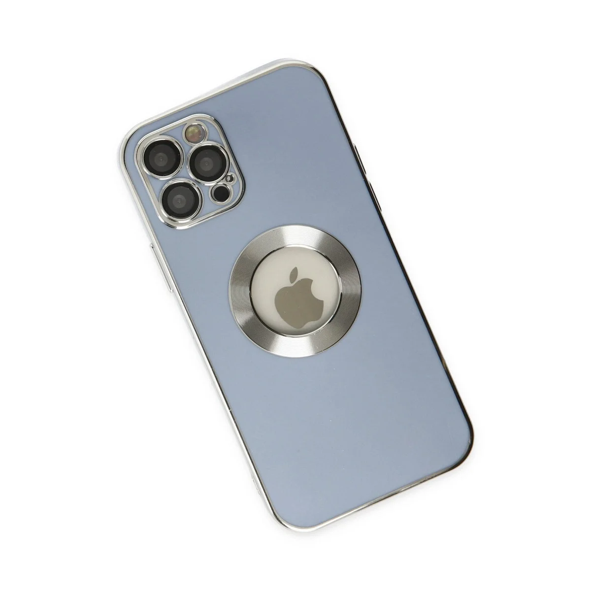 Apple İphone 12 Pro Kılıf Store Silikon - Sierra Blue görsel 3