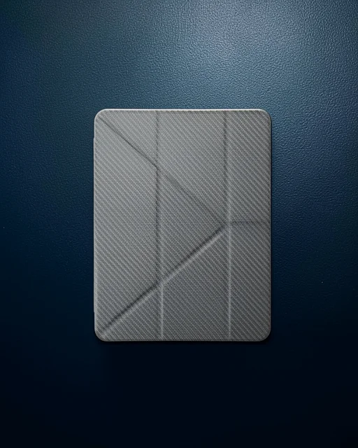 Apple İpad Pro 11 (2024) Kılıf Color Karbon Tablet Kılıfı - Koyu Gri