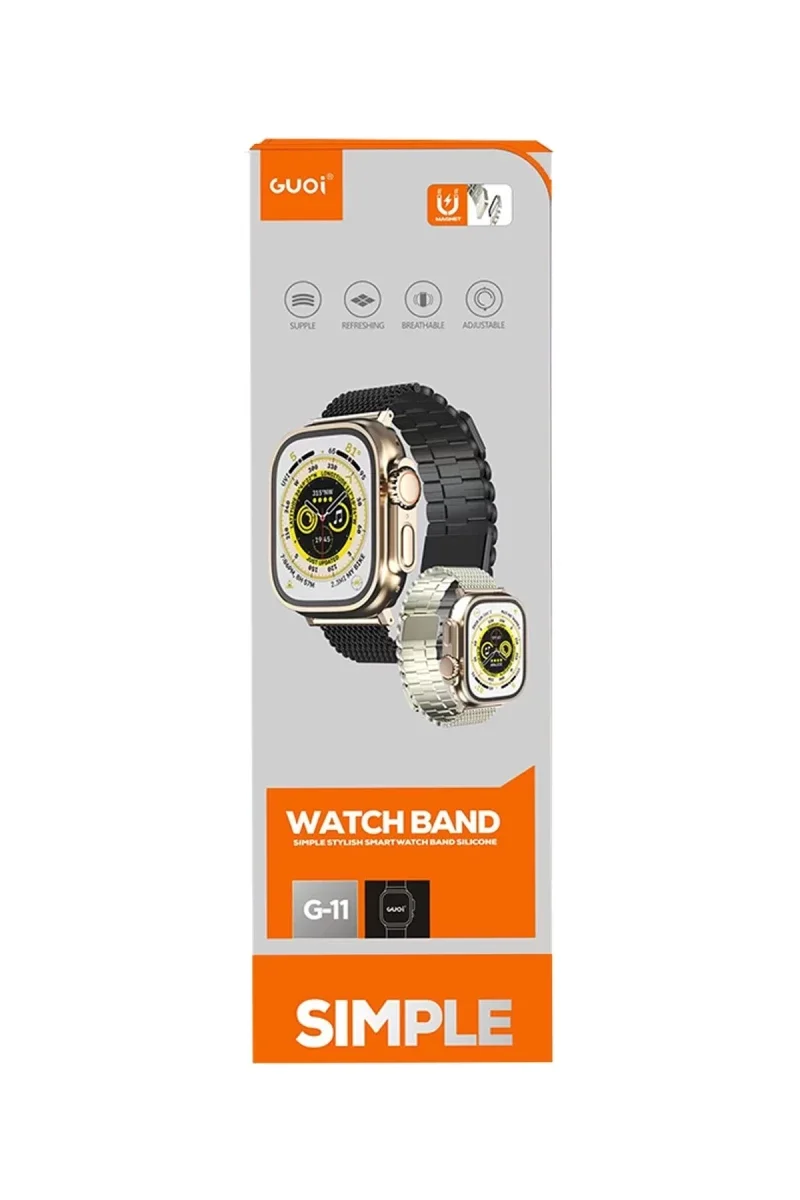 Apple Watch 38mm Ascend Metal Kordon - Gümüş görsel 2