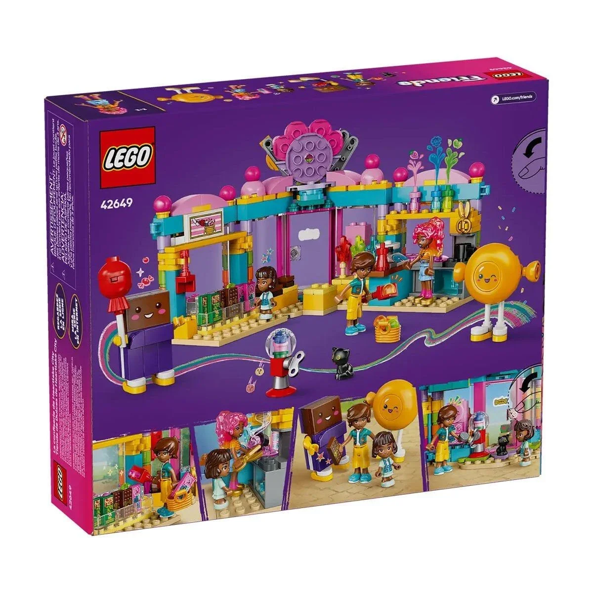 42649 Lego Friends Heartlake City Şekerci Dükkanı parça + yaş görsel 6