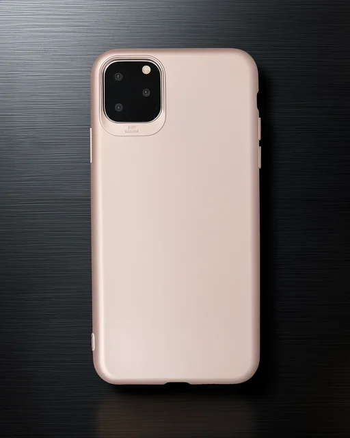 Apple İphone 11 Pro Max Kılıf First Silikon - Rose Gold