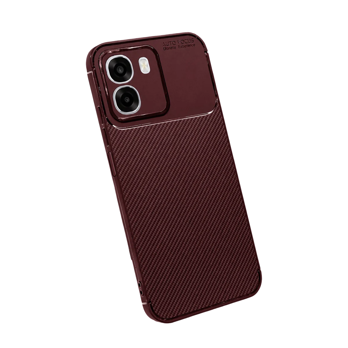 Oppo Oppo A6T 5G Auto Focus Karbon Kapak - Bordo görsel 2