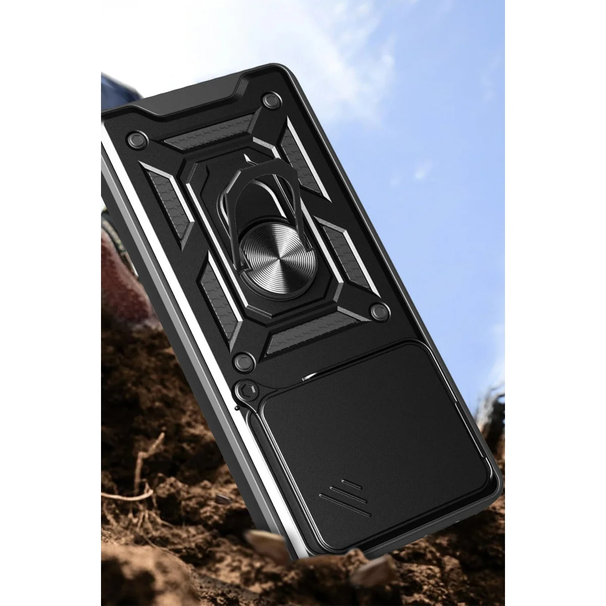 Xiao 15 Pro Kılıf Pars Lens Yüzüklü Silikon - Yeşil görsel 3