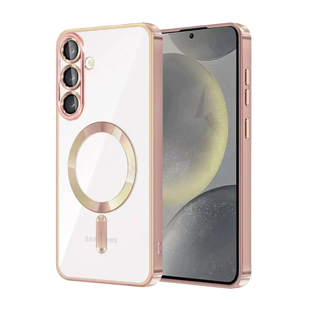 Samsung Galaxy A37 5G Kross Magneticsafe Kapak - Rose