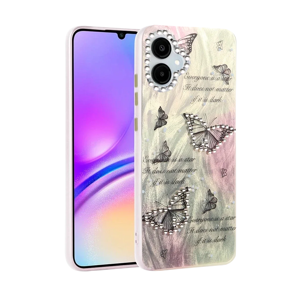 Samsung Galaxy A06 Kılıf Blade Aynalı Desenli Kapak - Desen 6