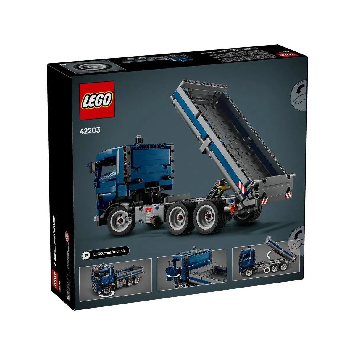 42203 Lego Technic Damperli Kamyon 462 parça +9 yaş görsel 6