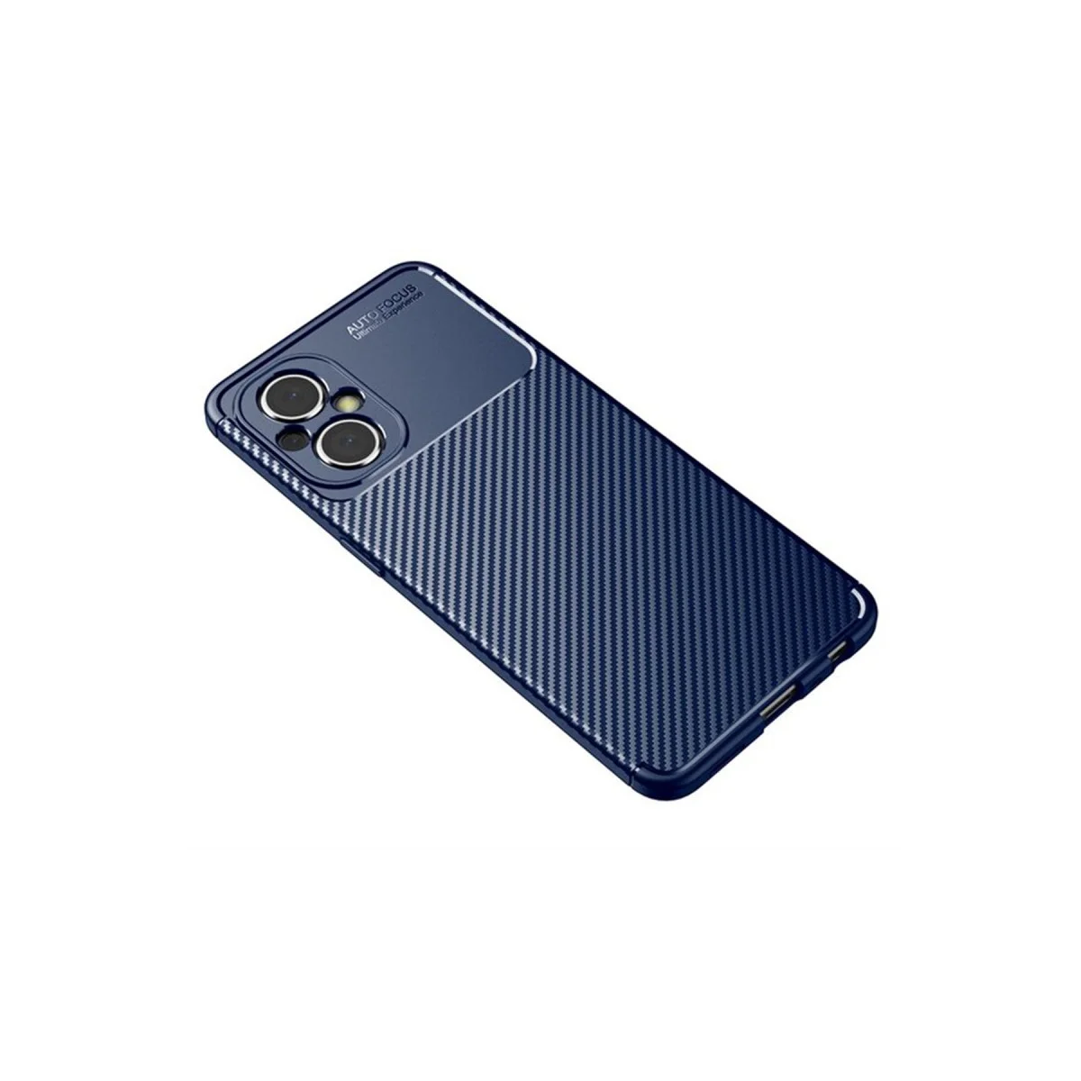 Xiao Poco M5 Kılıf Auto Focus Karbon Kapak - Lacivert görsel 2
