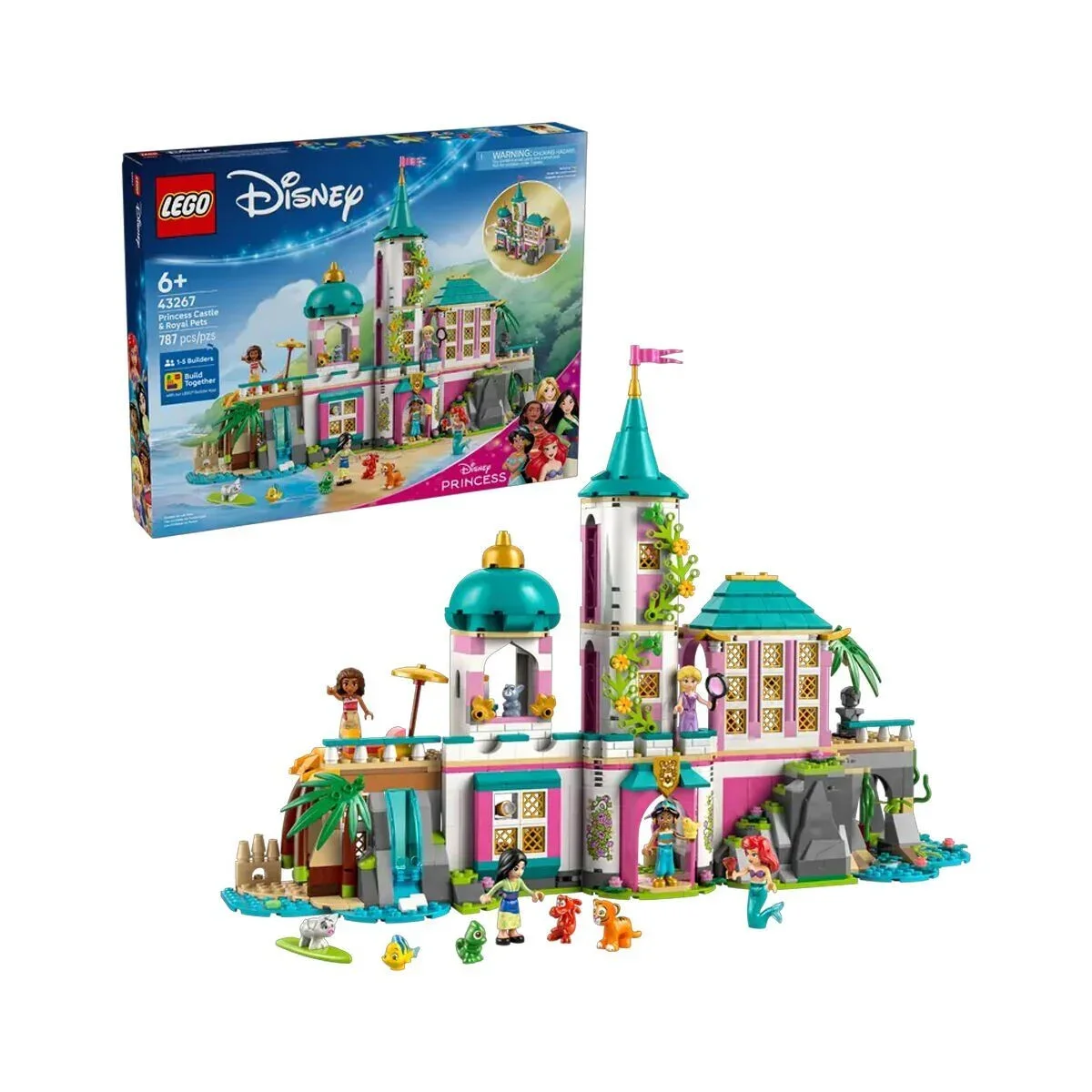 43267 Lego Disney Prenses Şatosu ve Kraliyet Hayvanları 787 parça +6 yaş görsel 2