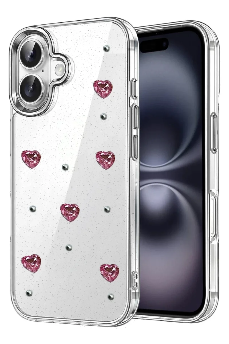 Apple iPhone 16 Plus Fiyonk Desenli Kapak - Desen 3