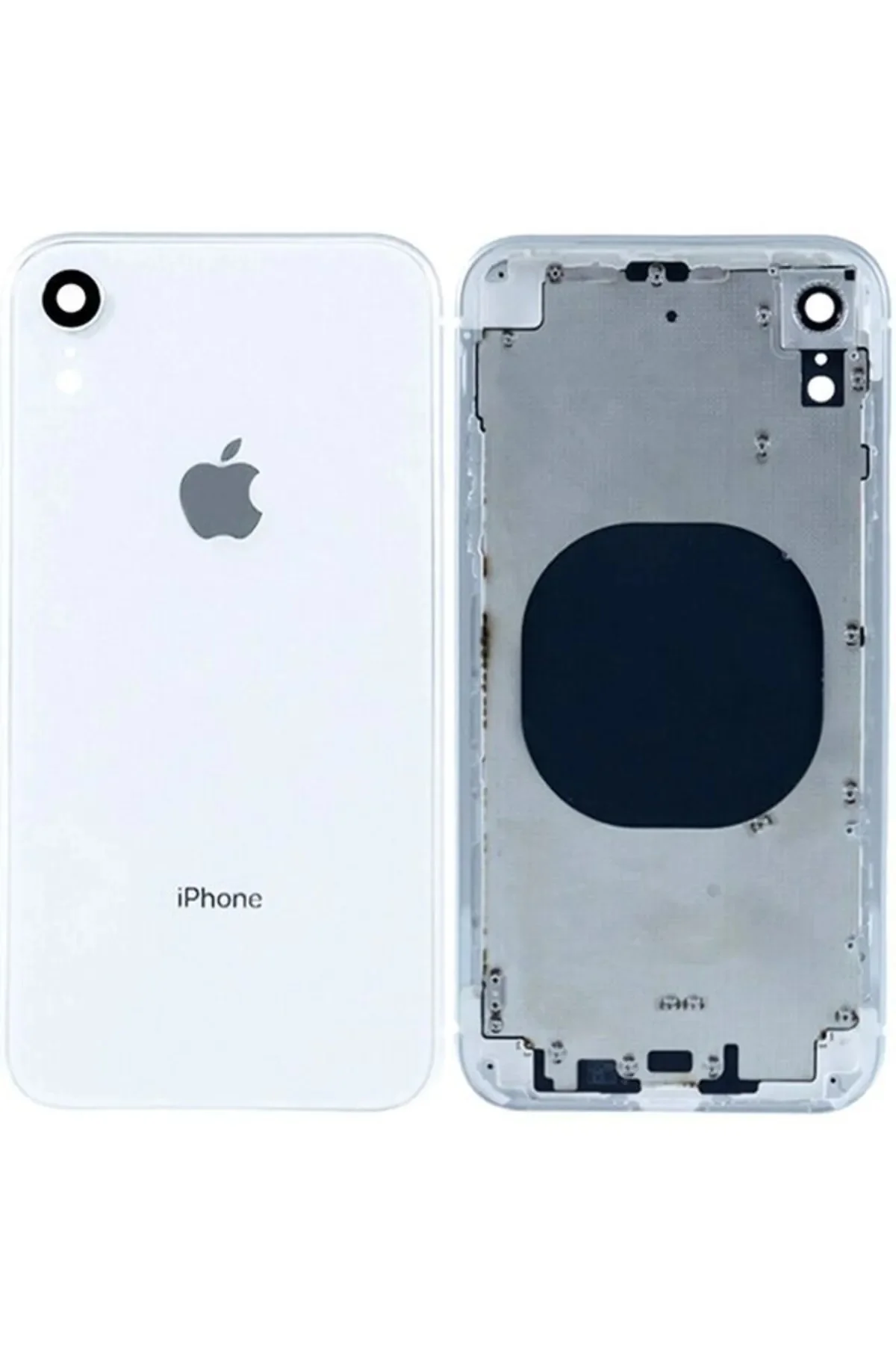 Iphone Xr A Kalite Boş Kasa Beyaz görsel 3